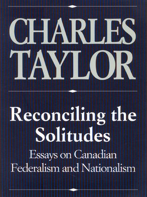 cover image of Reconciling the Solitudes